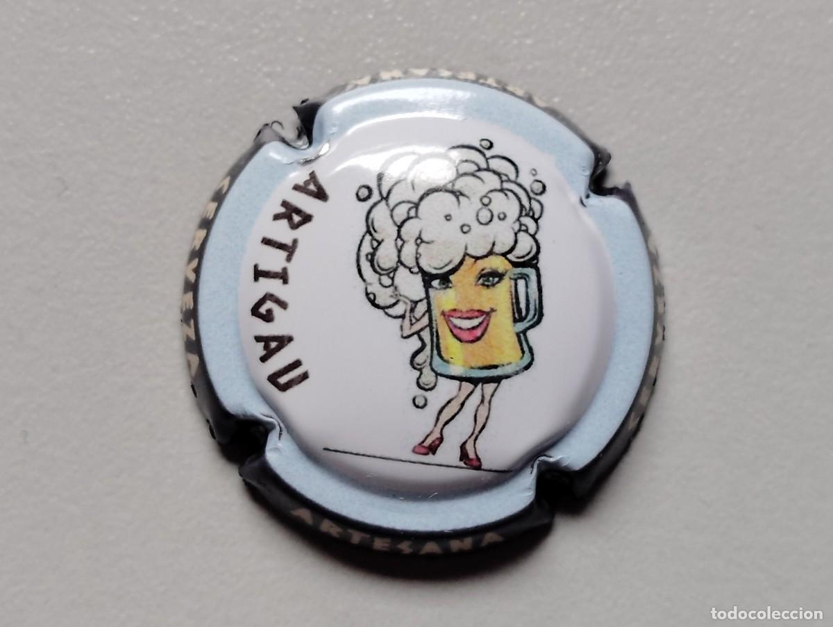 Coleccionismo de cervezas: MUSELET DE CERVAZA ESPA&Ntilde;A ARTESANA SRTIGAU. NUEVA