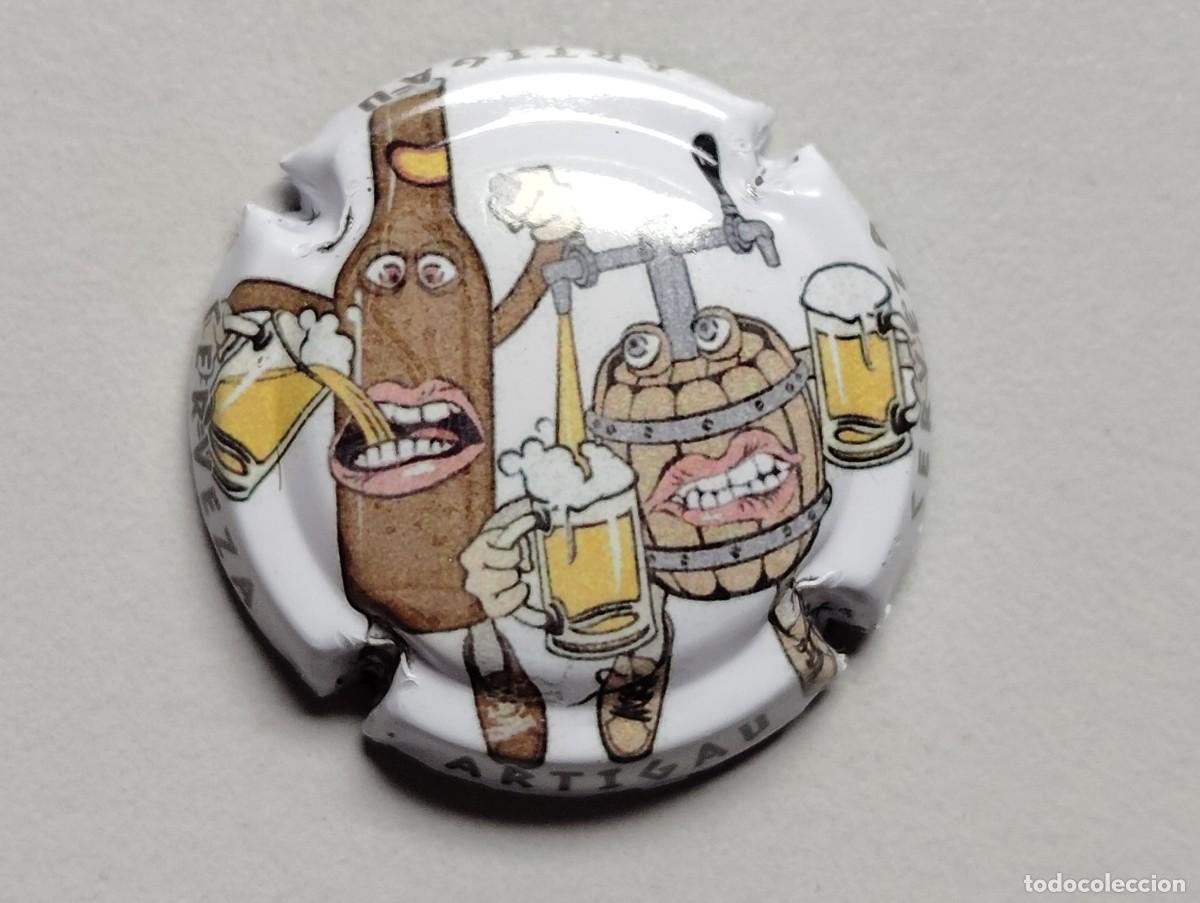 Coleccionismo de cervezas: MUSELET DE CERVAZA ESPA&Ntilde;A ARTESANA ARTIGAU. NUEVA