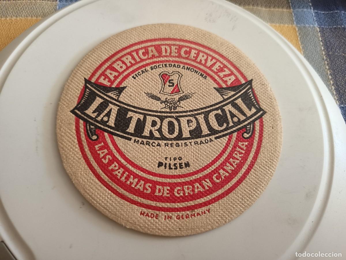Coleccionismo de cervezas: POSAVASOS DE CERVEZA LA TROPICAL