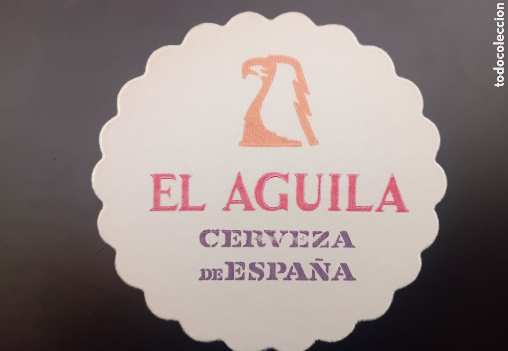Coleccionismo de cervezas: Posavasos cerveza EL AGUILA