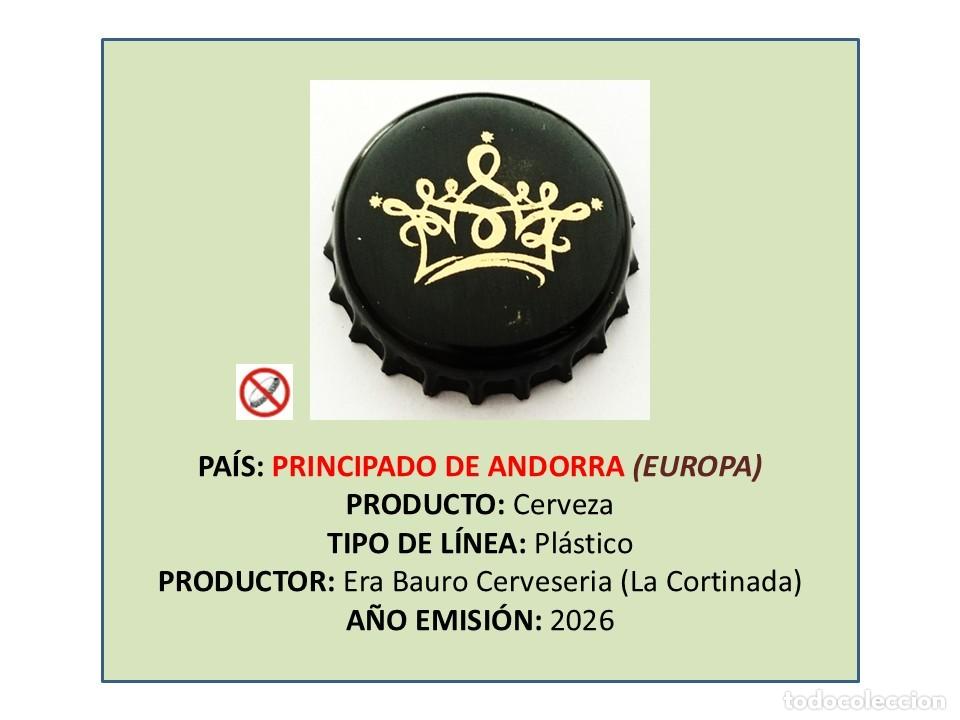 Coleccionismo de cervezas: TAPON CORONA CAPSULA CHAPA CERVEZA BORIS (PRINCIPADO DE ANDORRA)