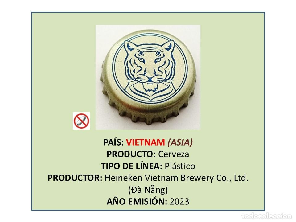 Coleccionismo de cervezas: TAPON CORONA CAPSULA CHAPA CERVEZA HEINEKEN (VIETNAM)