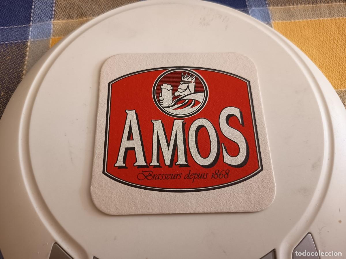Coleccionismo de cervezas: POSAVASOS DE CERVEZA AMOS - Foto 1