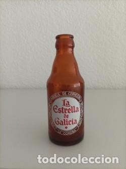 Coleccionismo de cervezas: Botellin de cerveza estrella de Galicia -Leer-