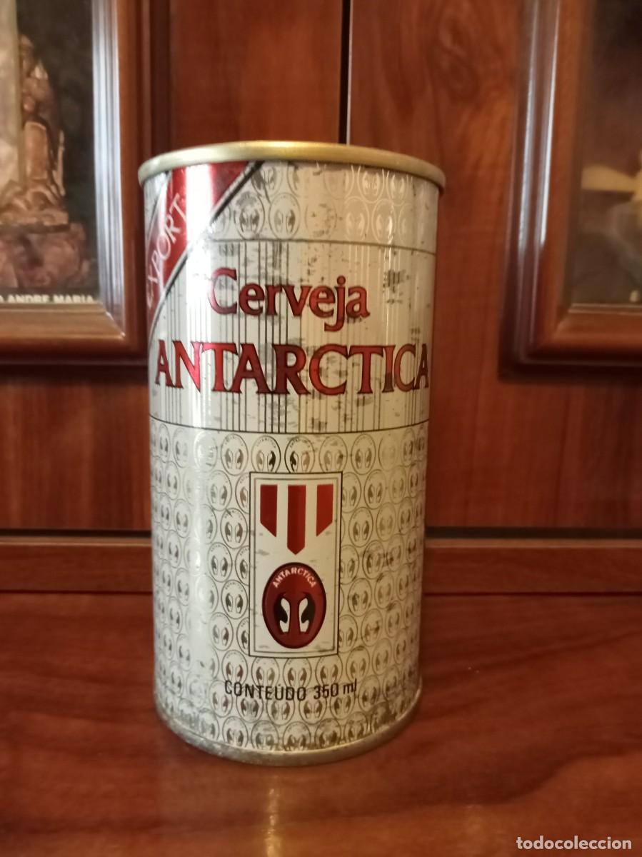 Coleccionismo de cervezas: Lata cerveza Antarctica brasil