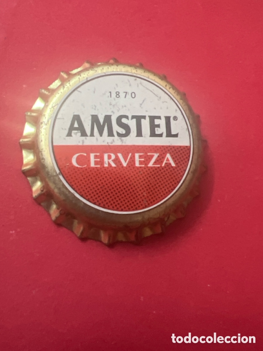 Coleccionismo de cervezas: T4/X72/A2. CHAPA CERVEZA - SIN ABRIR - AMSTEL