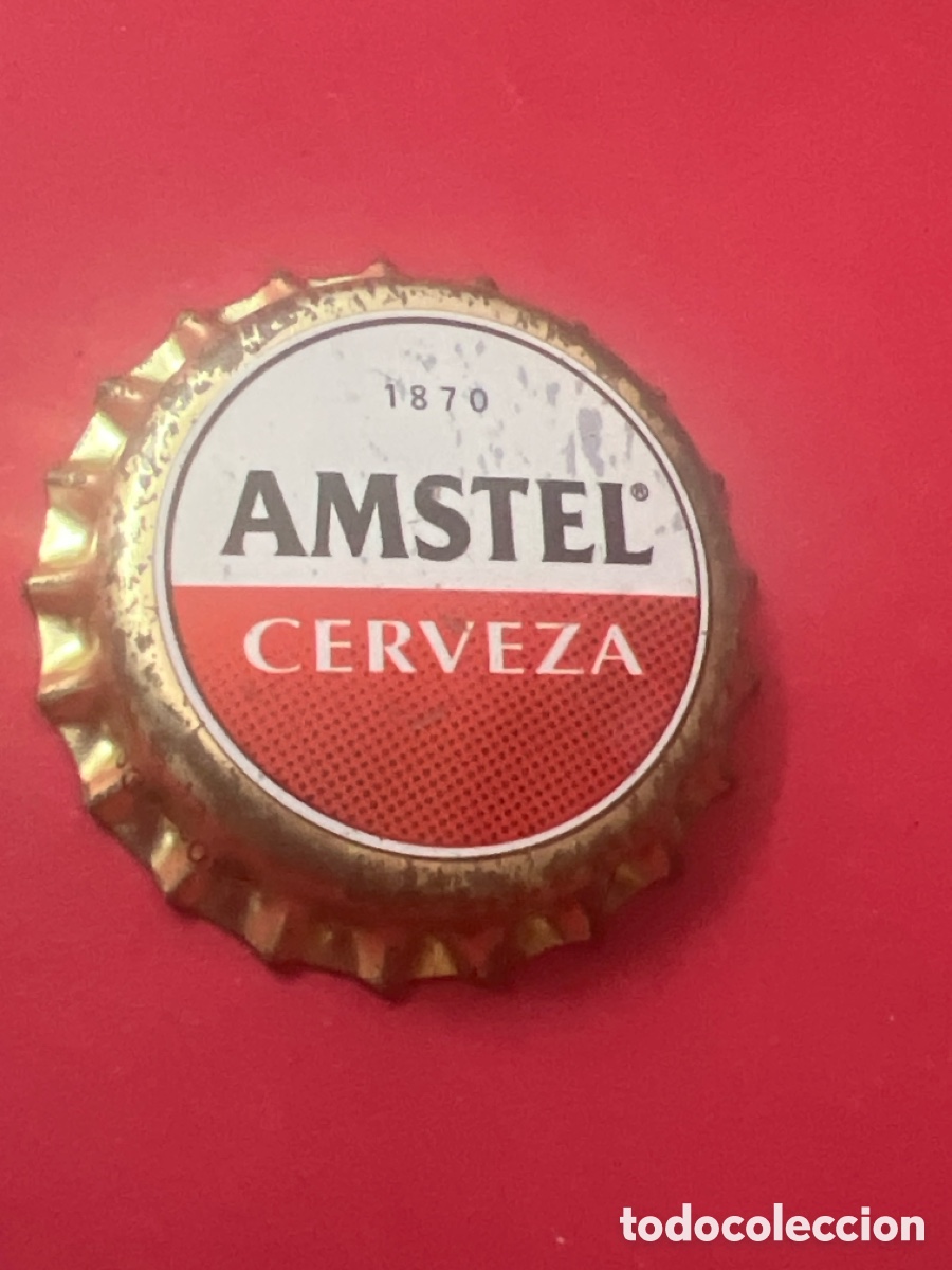 Coleccionismo de cervezas: T4/X72/A3. CHAPA CERVEZA - SIN ABRIR - AMSTEL