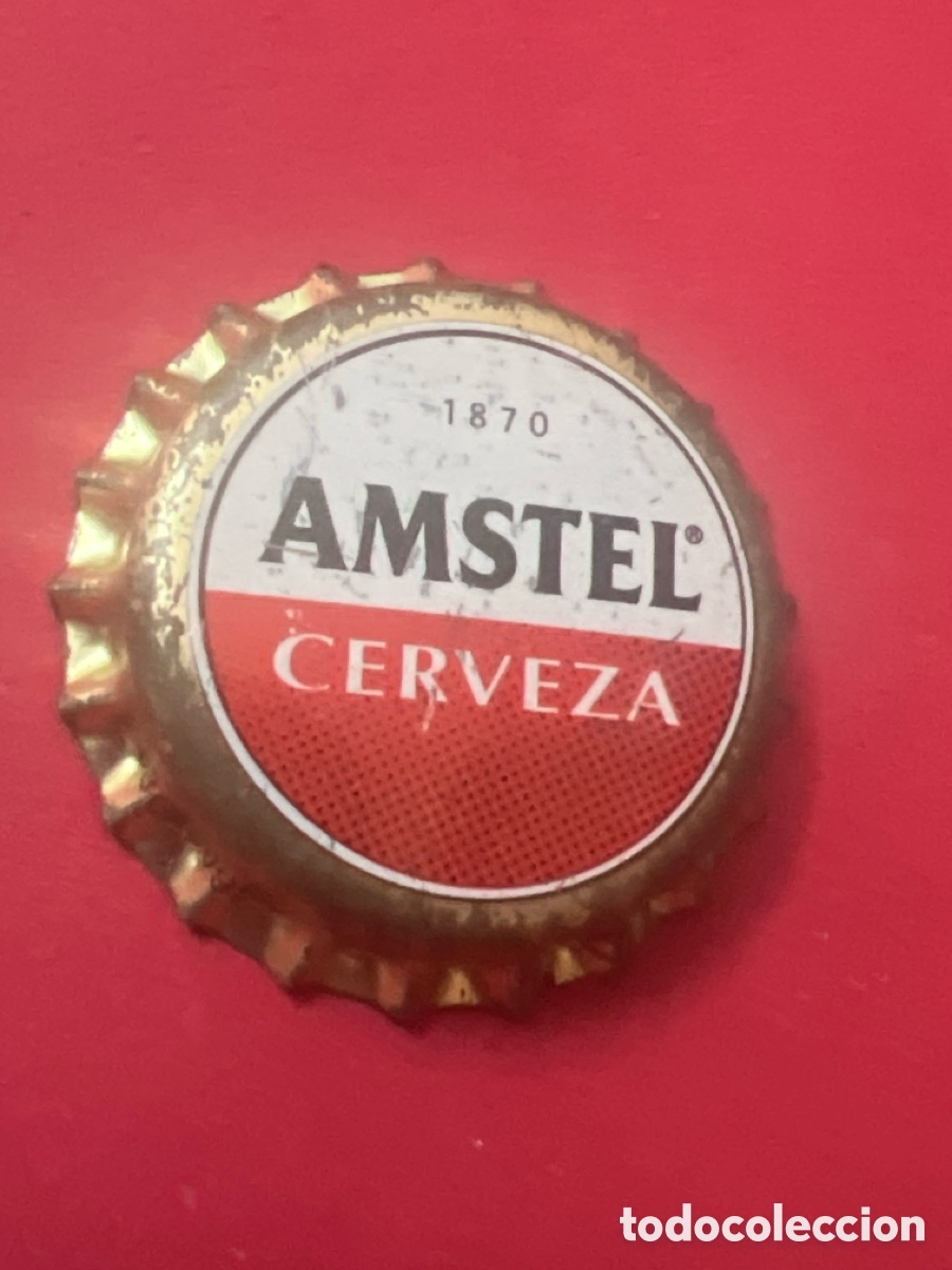 Coleccionismo de cervezas: T4/X72/A5. CHAPA CERVEZA - SIN ABRIR - AMSTEL