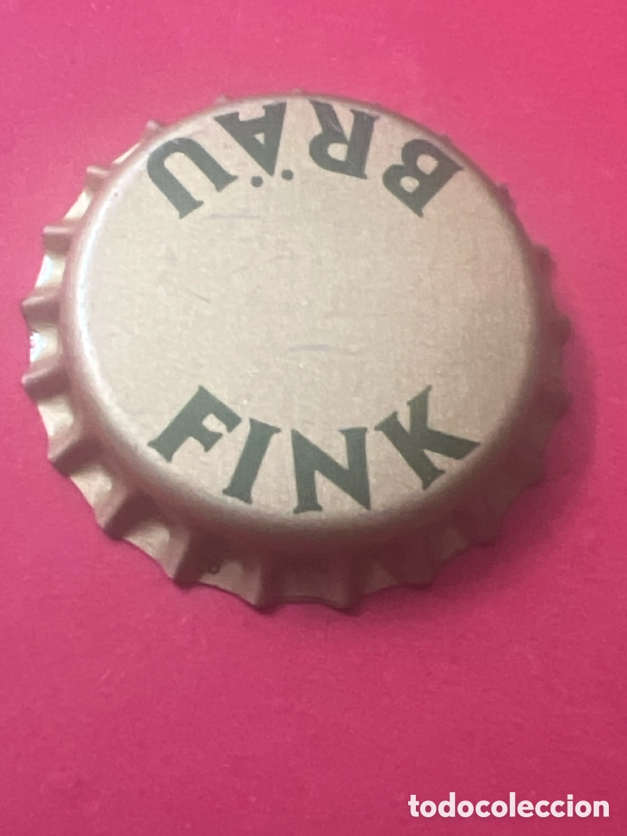 Coleccionismo de cervezas: T4/X72/C1.CHAPA CERVEZA - FINK BR&Auml;U