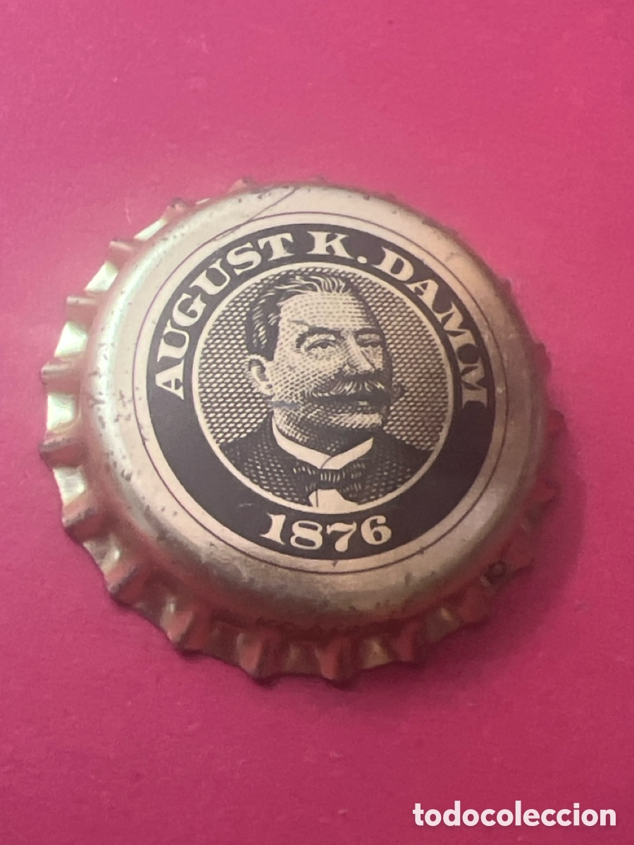 Coleccionismo de cervezas: T4/X72/E1. CHAPA CERVEZA - SIN ABRIR - AUGUST K. DAMM 1876