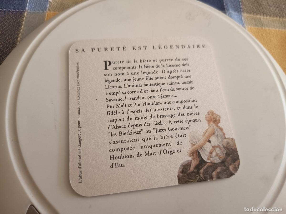 Coleccionismo de cervezas: POSAVASOS DE CERVEZA LA LICORNE - Foto 2