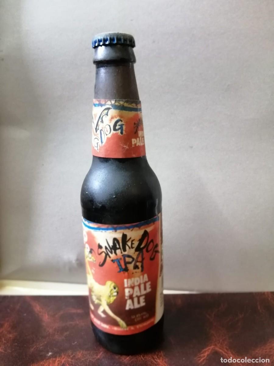 Coleccionismo de cervezas: BOTELLA DE CERVEZA (LLENA) SNAKE DOG IPA, INDIA PALE ALE