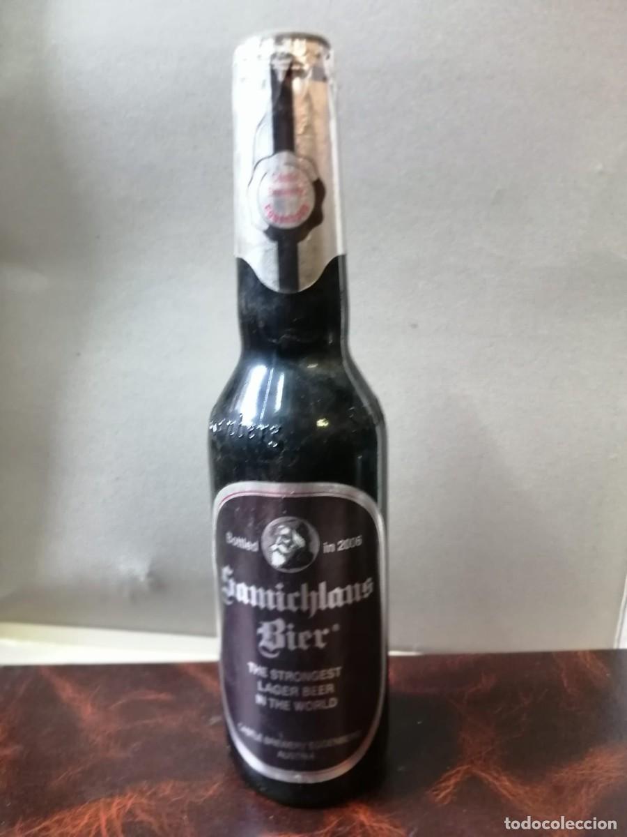 Coleccionismo de cervezas: BOTELLA DE CERVEZA (LLENA) SAMICHLAUS BIER - Foto 1