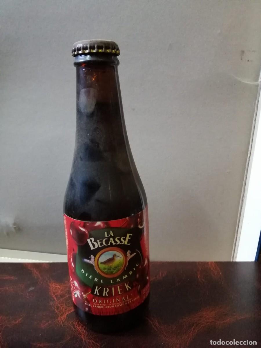 Coleccionismo de cervezas: BOTELLA DE CERVEZA (LLENA) LA BECASSE KRIEK