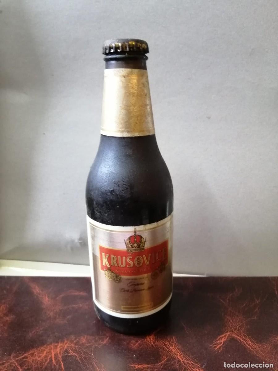 Coleccionismo de cervezas: BOTELLA DE CERVEZA (LLENA) KRUSOVICE