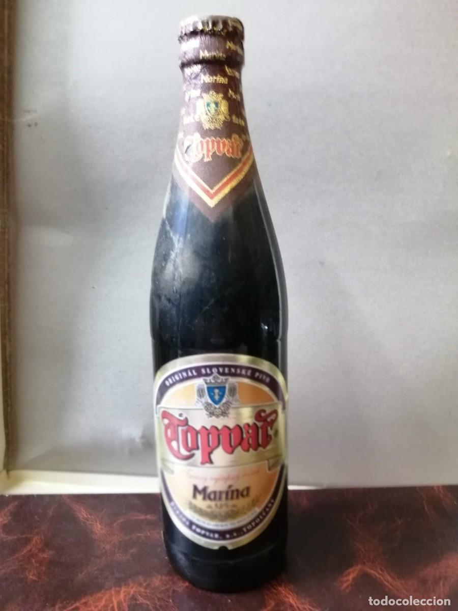 Coleccionismo de cervezas: BOTELLA DE CERVEZA (LLENA) TOPVAR MARINA