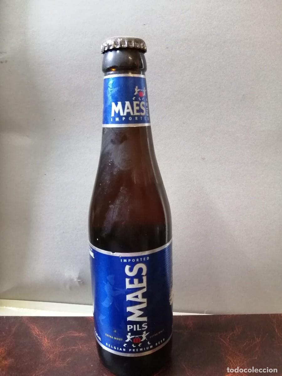 Coleccionismo de cervezas: BOTELLA DE CERVEZA (LLENA) MAES