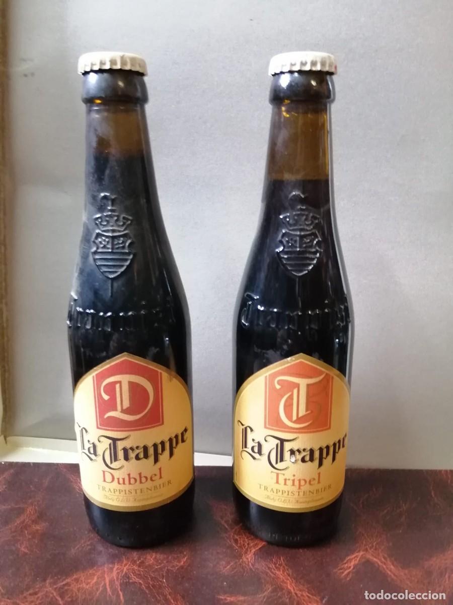 Coleccionismo de cervezas: DOS BOTELLAS CERVEZA (LLENAS) LA TRAPPE DUBBEL - TRIPEL