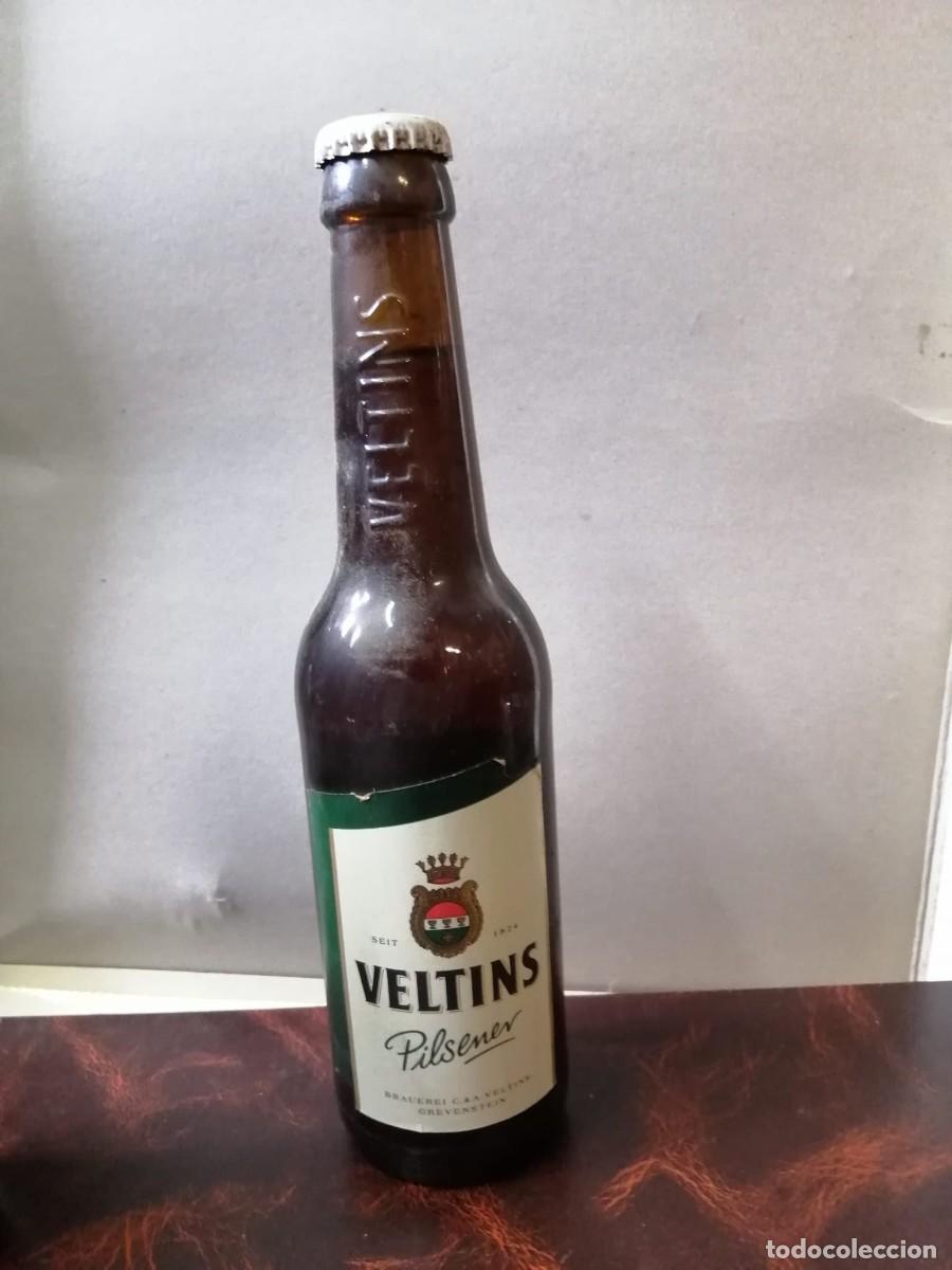 Coleccionismo de cervezas: BOTELLA DE CERVEZA (LLENA) VELTINS