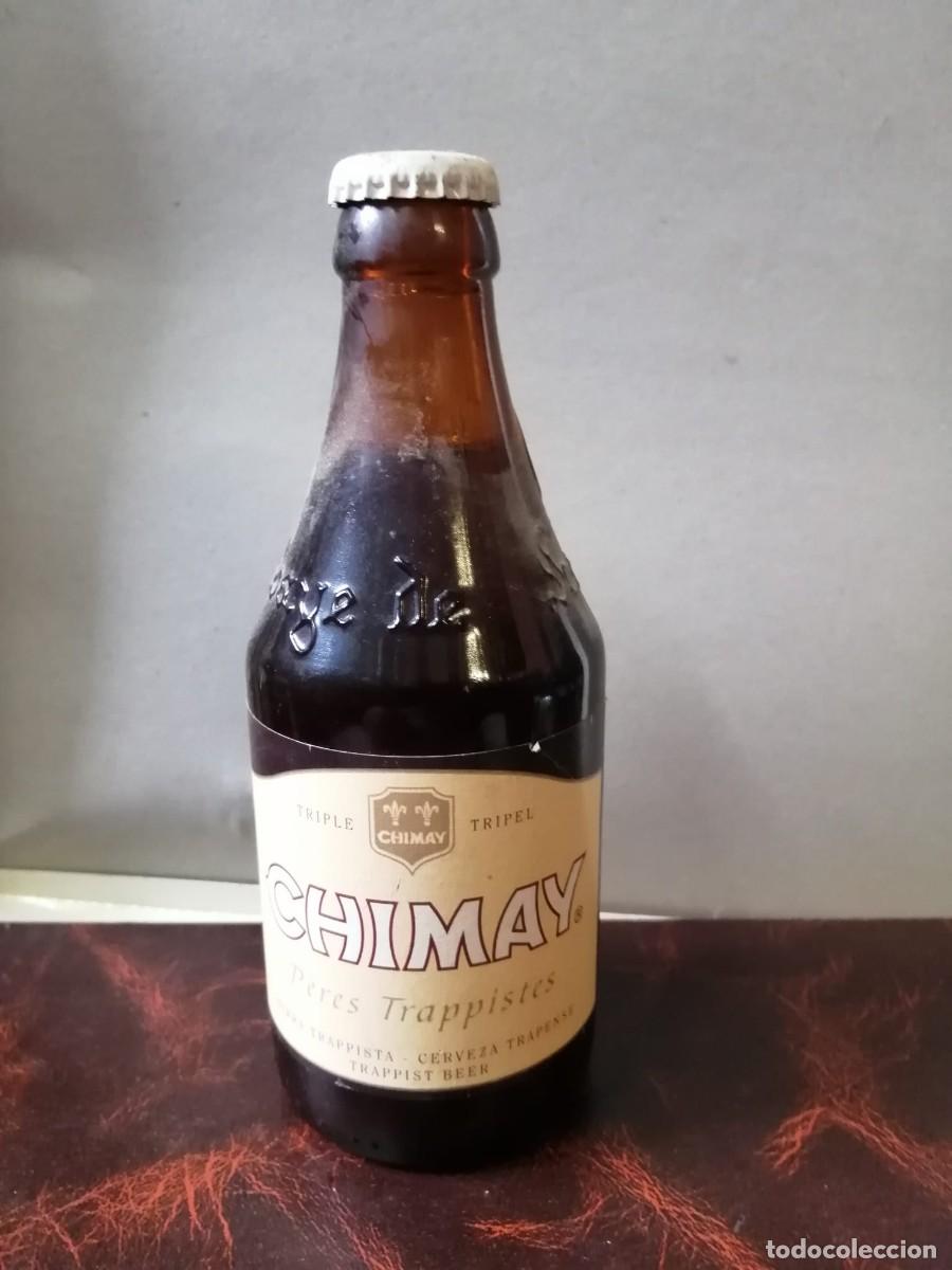 Coleccionismo de cervezas: BOTELLA DE CERVEZA (LLENA) CHIMAY