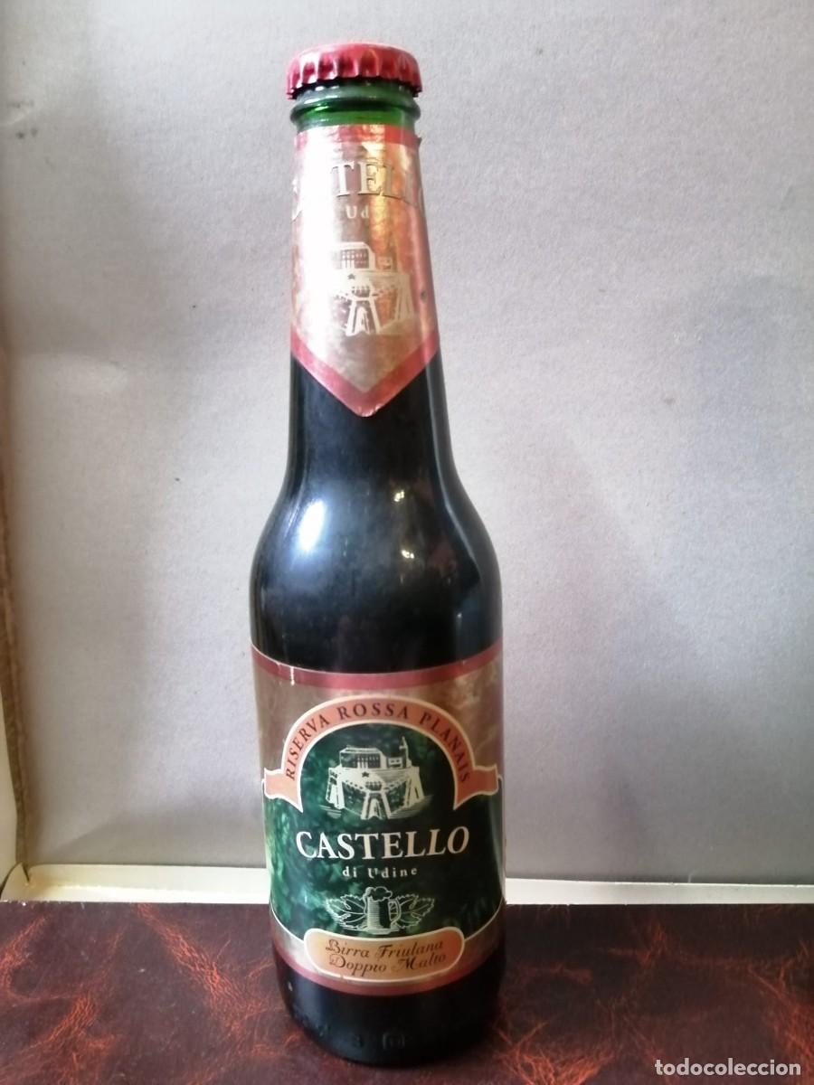 Coleccionismo de cervezas: BOTELLA DE CERVEZA (LLENA) CASTELLO DI UDINE