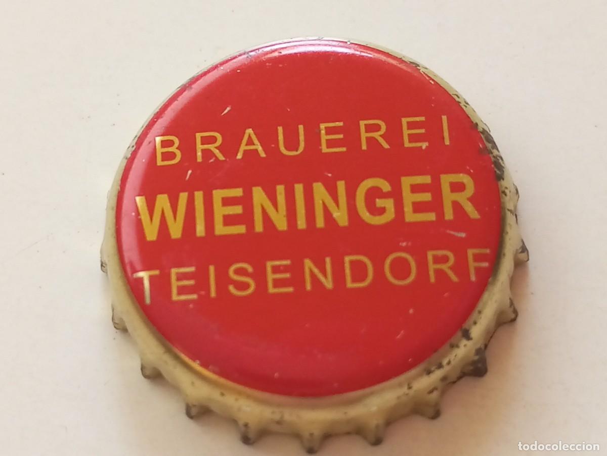 Coleccionismo de cervezas: Chapa tap&oacute;n corona de la cerveza alemana BRAUEREI WIENINGER - TEISENDORF