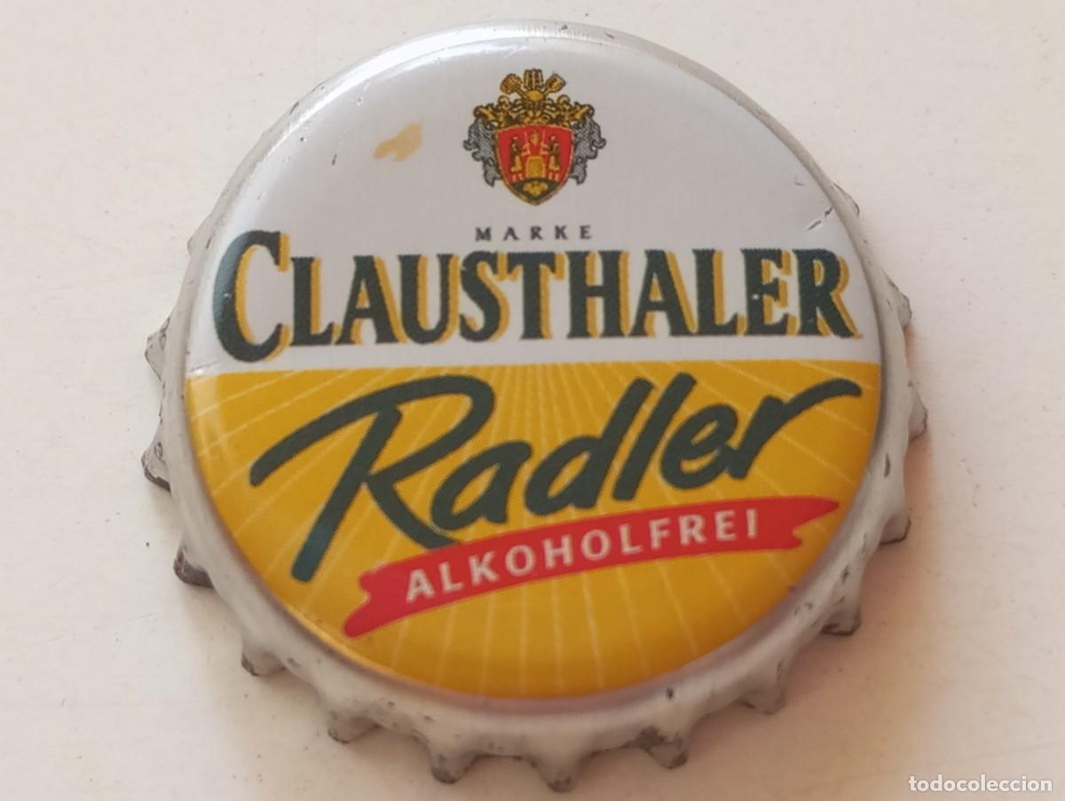 Coleccionismo de cervezas: Chapa tap&oacute;n corona de la cerveza alemana CLAUSTHALER RADLER ALKOHOLFREI