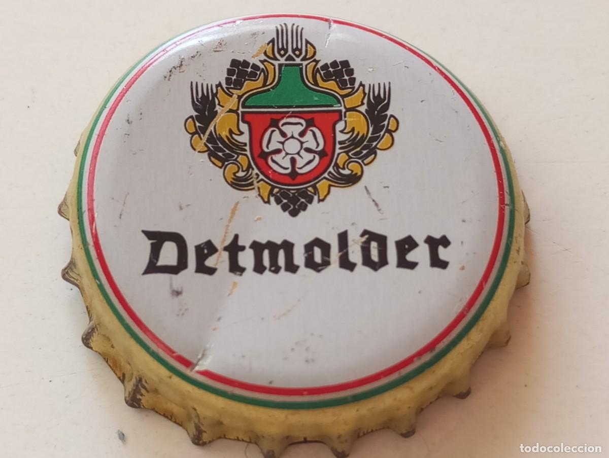 Coleccionismo de cervezas: Chapa tap&oacute;n corona de la cerveza alemana DETMOLDER