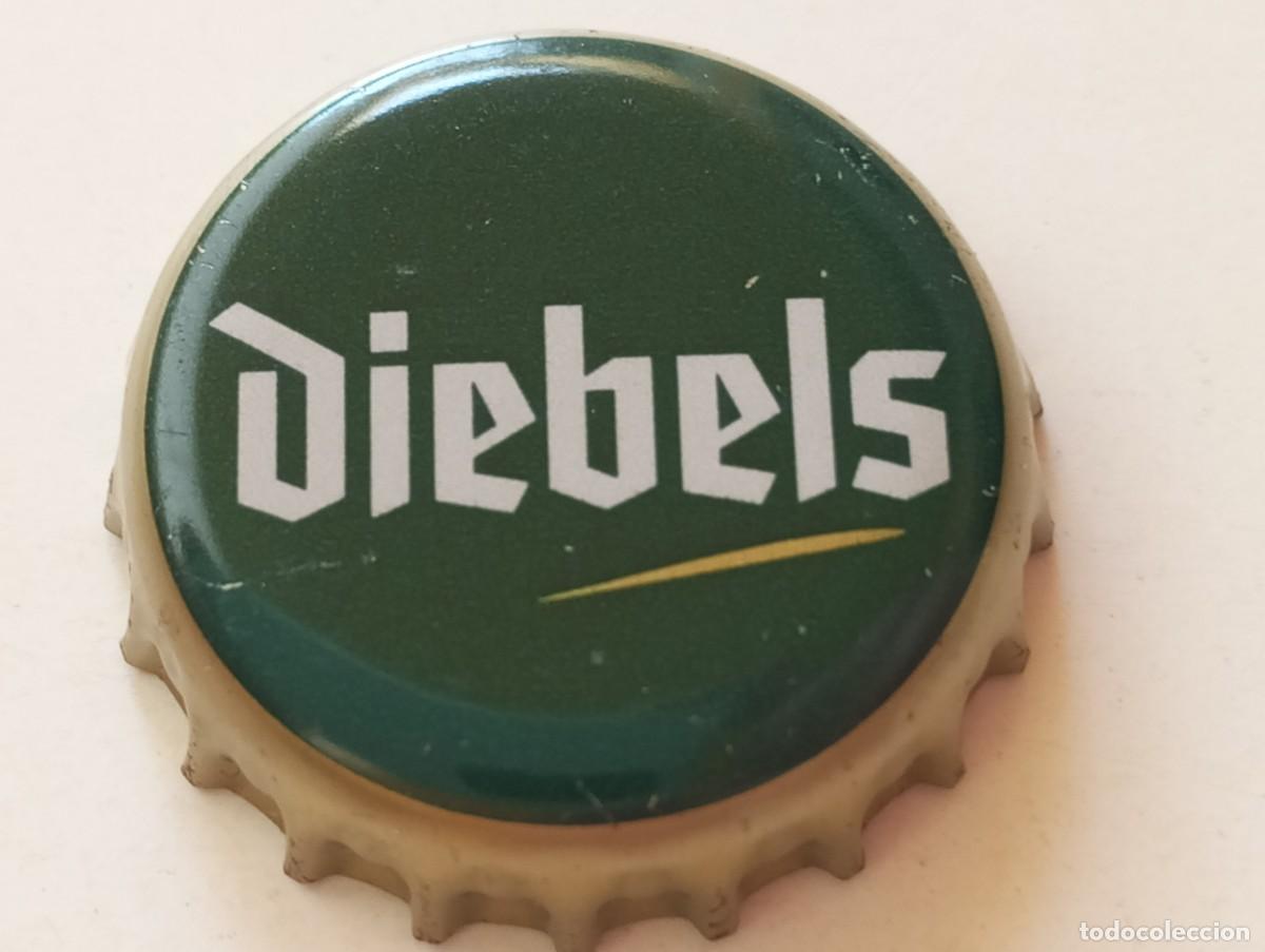 Coleccionismo de cervezas: Chapa tap&oacute;n corona de la cerveza alemana DIEBELS