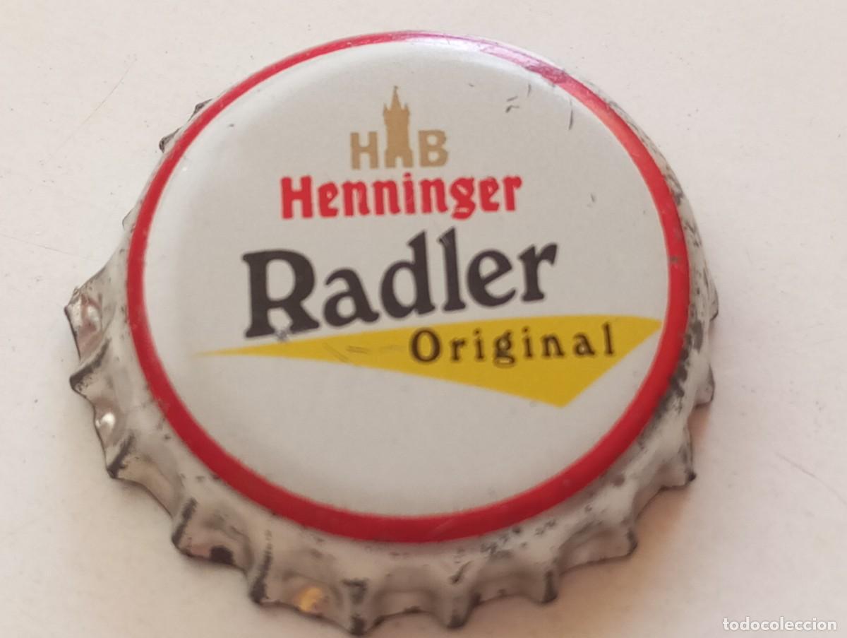 Coleccionismo de cervezas: Chapa tap&oacute;n corona de la cerveza alemana HENNINGER RADLER ORIGINAL