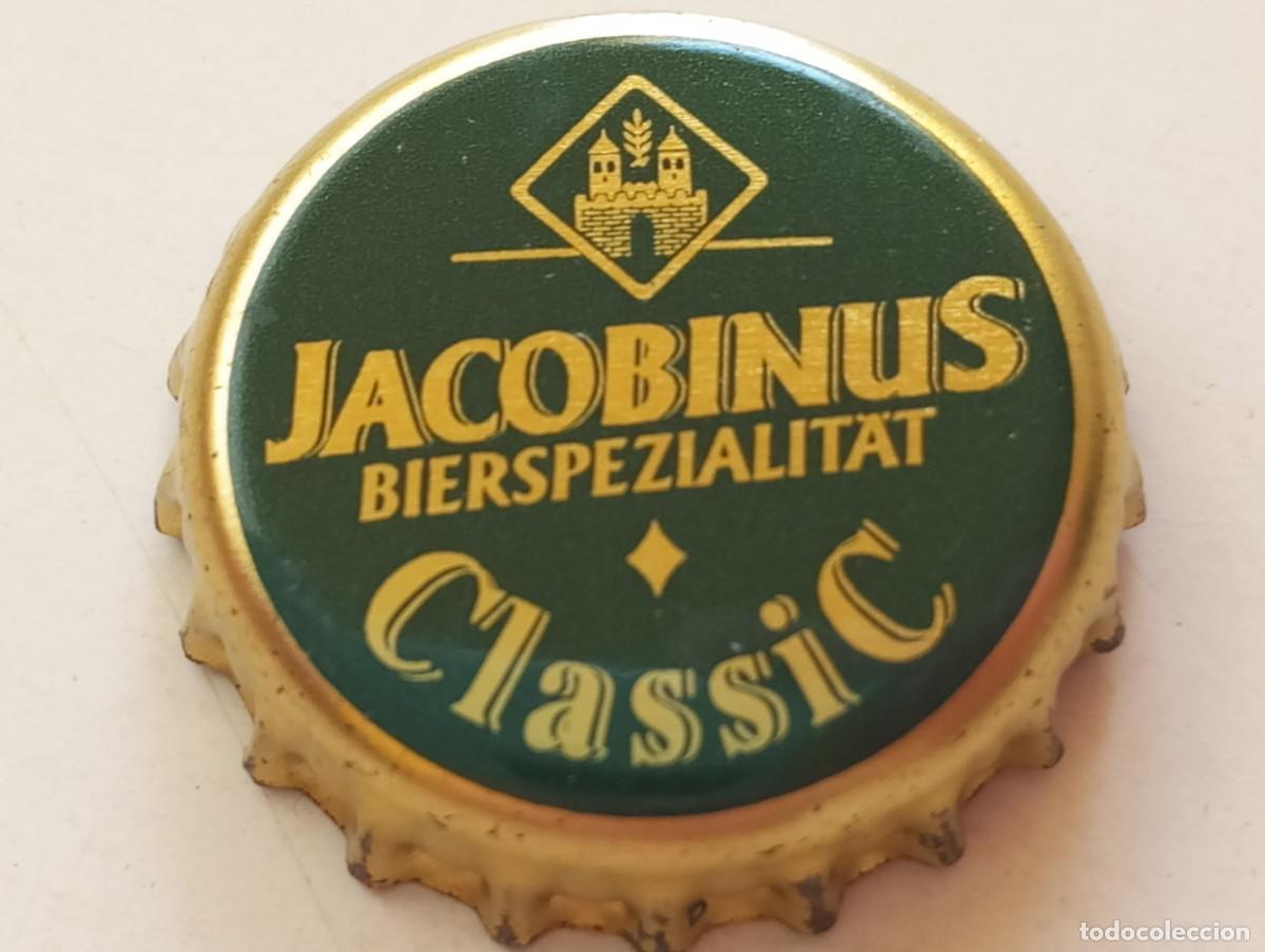 Coleccionismo de cervezas: Chapa tap&oacute;n corona de la cerveza alemana JACOBINUS BIERSPEZIALIT&Auml;T CLASSIC