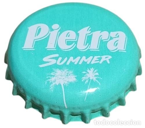 Coleccionismo de cervezas: Francia Capsule Bi&egrave;re Crown Cap Beer Brasserie Pietra Summer Corse RP419 tap&oacute;n corona