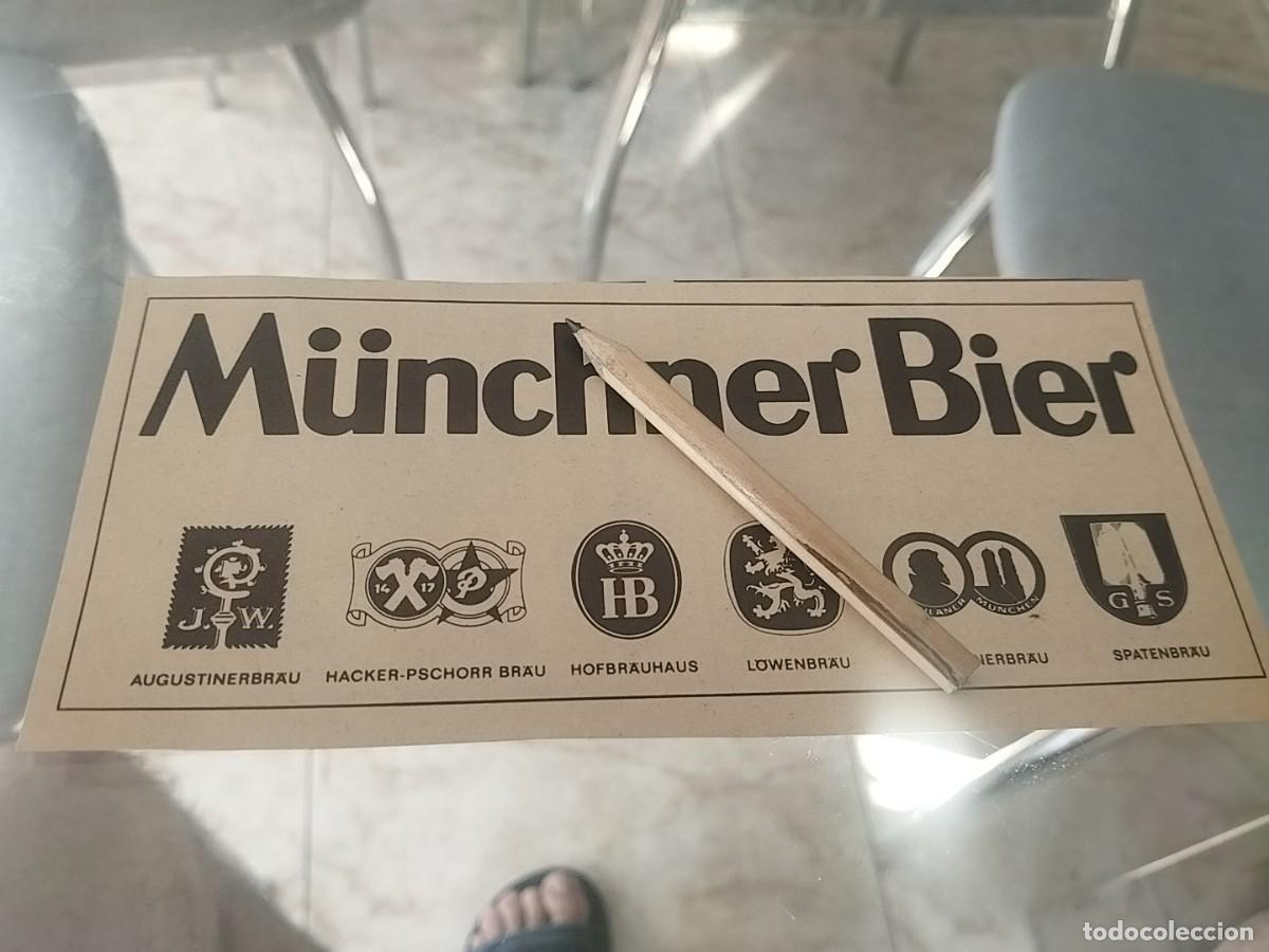 Coleccionismo de cervezas: M&Uuml;NCHNER BIER VARIAS MARCAS ALEMANAS ANUNCIO PUBLICIDAD REVISTA ALEMANA 1978