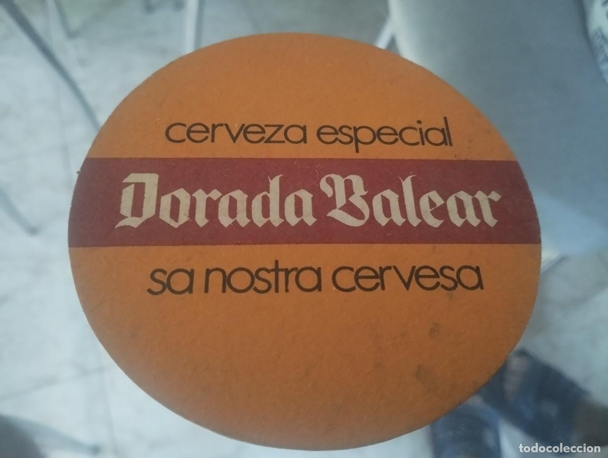 Coleccionismo de cervezas: POSAVASOS DORADA BALEAR SA NOSTRA CERVESA MALLORCA