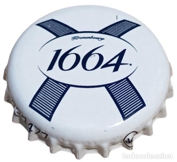 Coleccionismo de cervezas: Francia Capsule Bi&egrave;re Beer Crown Cap 1664 Blanche RP742 tap&oacute;n corona