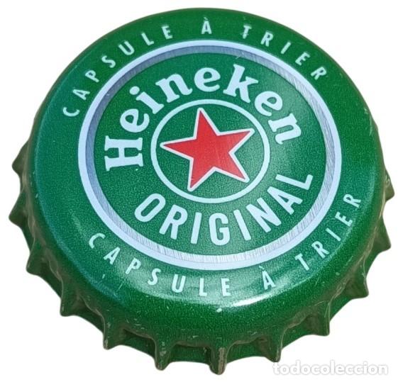 Coleccionismo de cervezas: Francia Capsule Bi&egrave;re Beer Crown Cap Heineken Original Capsule &agrave; Trier RP517 tap&oacute;n corona