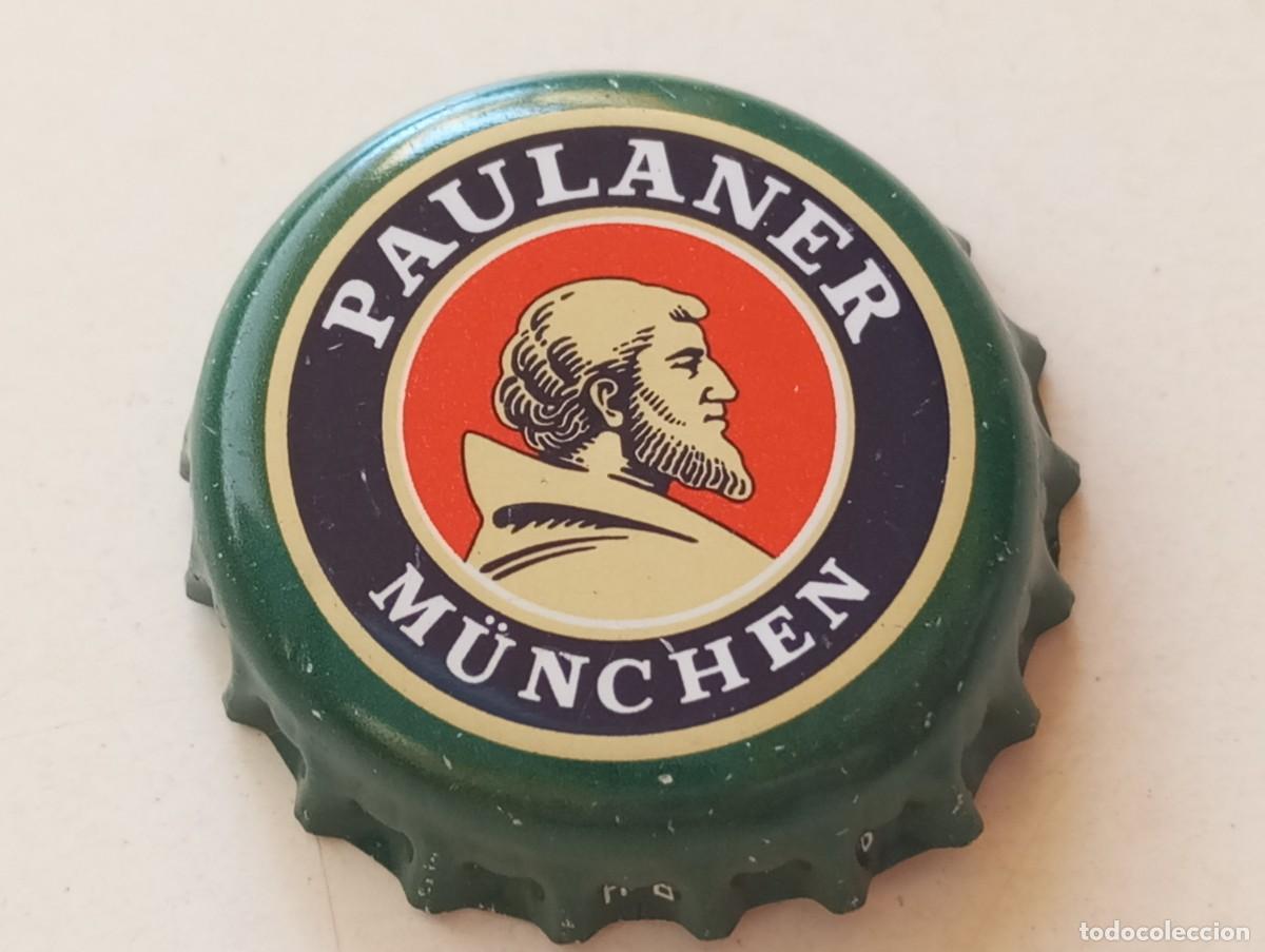 Coleccionismo de cervezas: Chapa tap&oacute;n corona de la cerveza alemana PAULANER M&Uuml;NCHEN