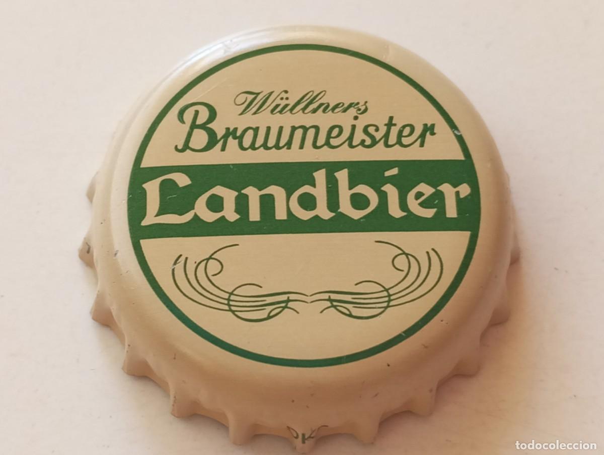 Coleccionismo de cervezas: Chapa tap&oacute;n corona de la cerveza alemana W&Uuml;LLNERS BRAUMEISTER LANDBIER