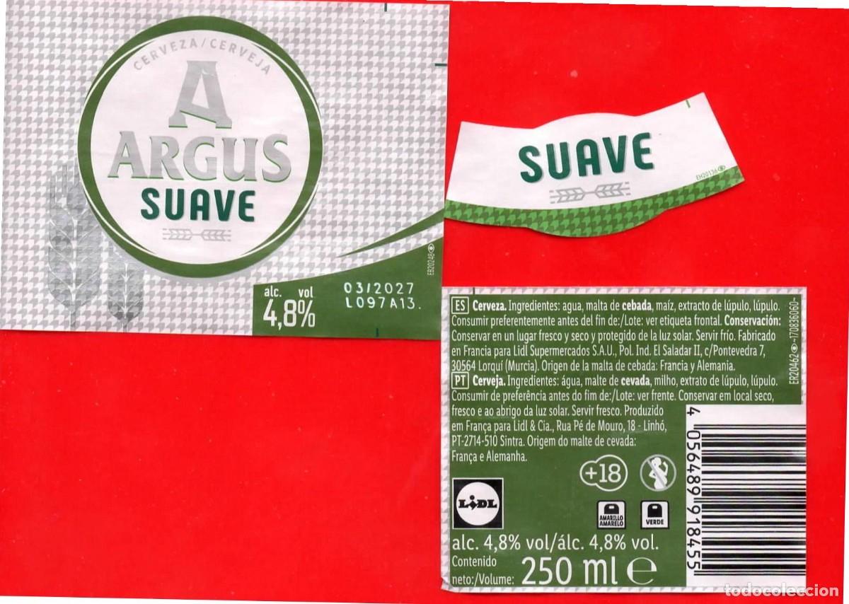 Coleccionismo de cervezas: ETIQUETA CERVEZA ARGUS 0,25 L (2026)