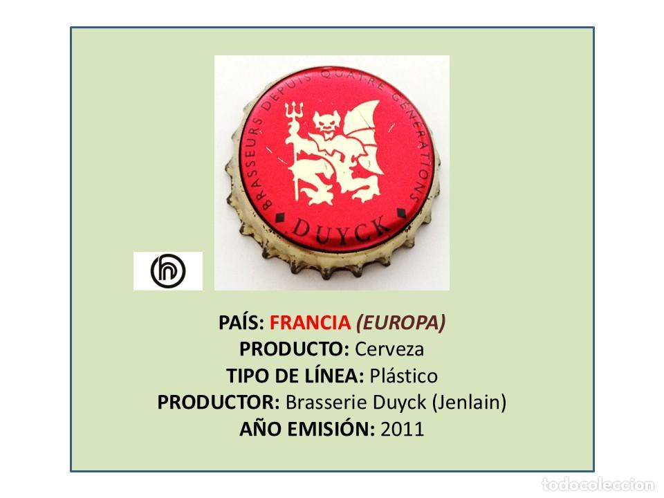 Coleccionismo de cervezas: TAPON CORONA CAPSULA CHAPA CERVEZA DUYCK (FRANCIA)