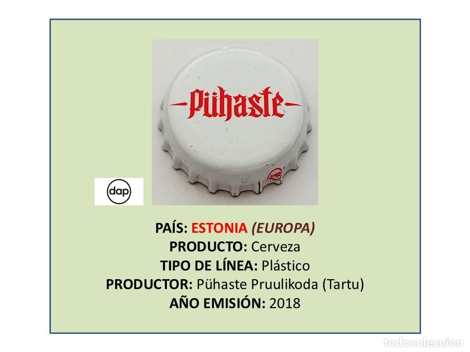 Coleccionismo de cervezas: TAPON CORONA CAPSULA CHAPA CERVEZA P&Uuml;HASTE (ESTONIA)
