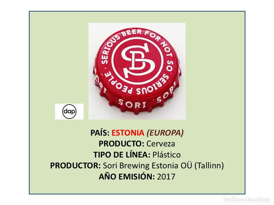 Coleccionismo de cervezas: TAPON CORONA CAPSULA CHAPA CERVEZA SERIOUS BEER (ESTONIA)