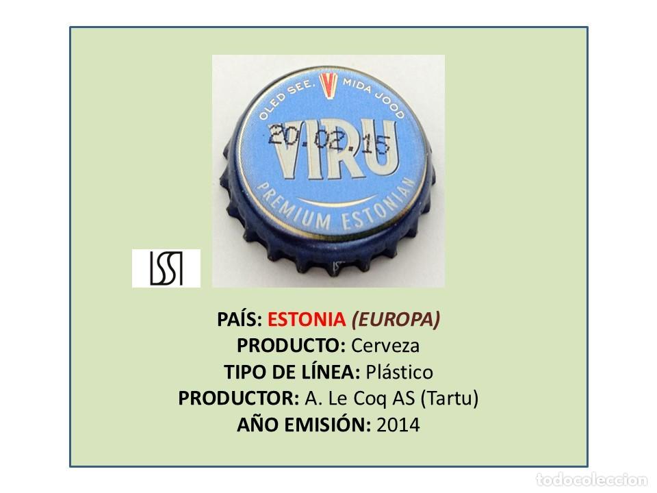 Coleccionismo de cervezas: TAPON CORONA CAPSULA CHAPA CERVEZA VIRU (ESTONIA)