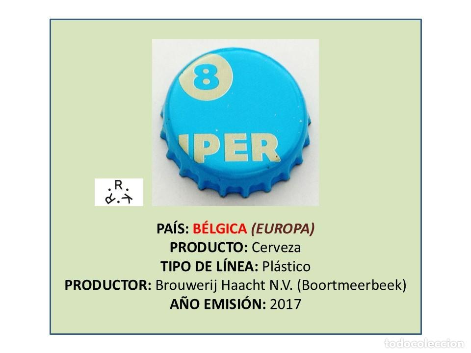 Coleccionismo de cervezas: TAPON CORONA CAPSULA CHAPA CERVEZA HAACHT SUPER 8 BLANCHE (B&Eacute;LGICA)