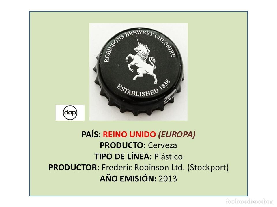 Coleccionismo de cervezas: TAPON CORONA CAPSULA CHAPA CERVEZA ROBINSONS IRON MAIDEN TROOPER (REINO UNIDO)