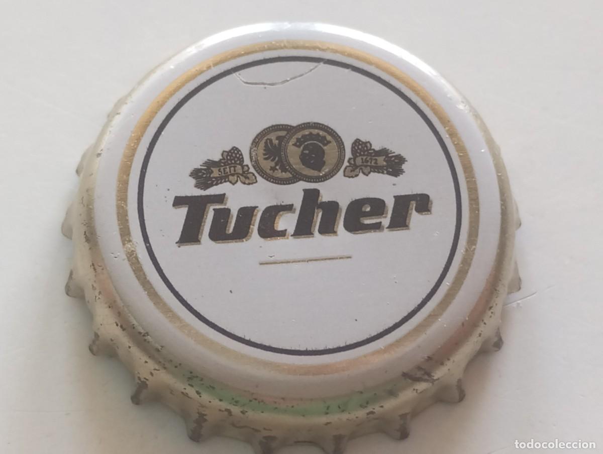 Coleccionismo de cervezas: Chapa tap&oacute;n corona de la cerveza alemana TUCHER