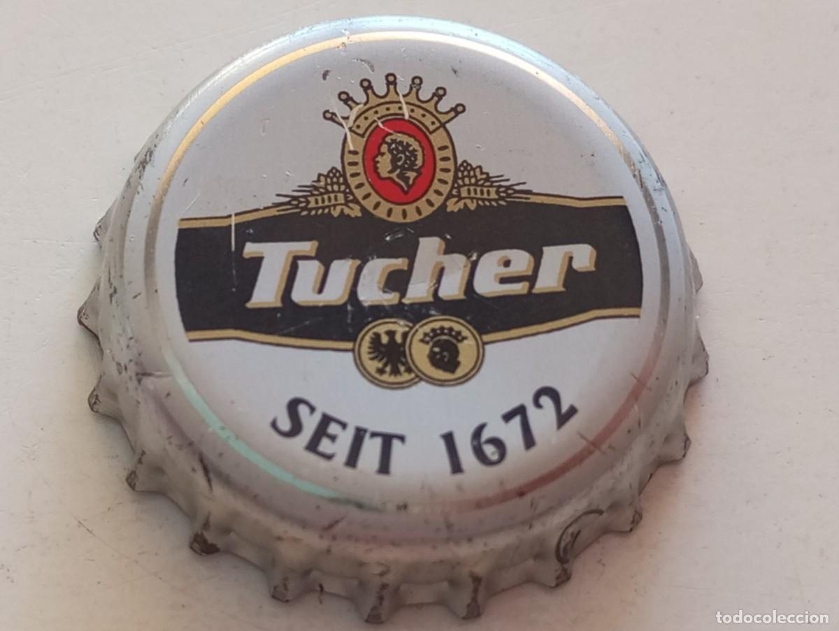 Coleccionismo de cervezas: Chapa tap&oacute;n corona de la cerveza alemana TUCHER SEIT 1672