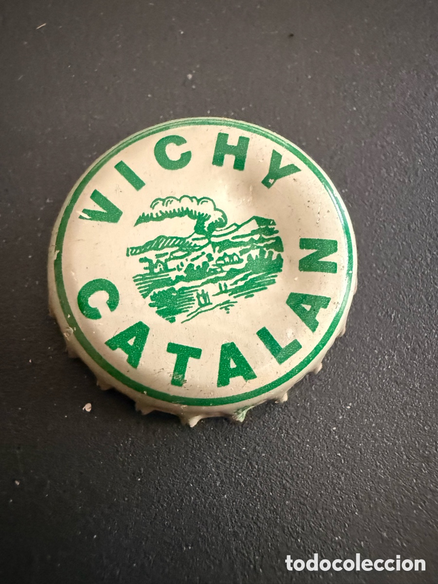 Coleccionismo de cervezas: Antigua CHAPA. VICHY CATAL&Aacute;N