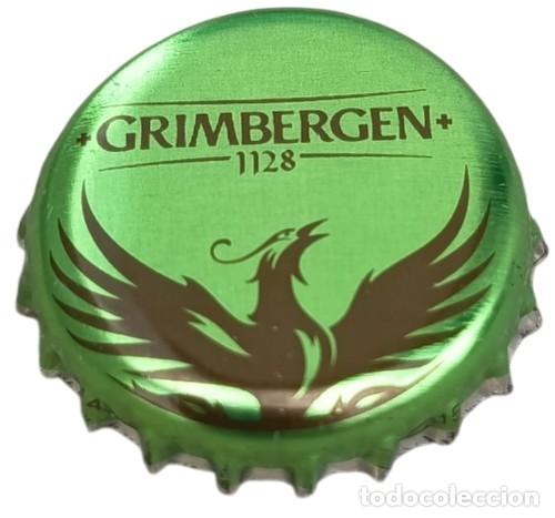 Colecionismo de cervejas: Belgica Capsule Bi&egrave;re Beer Crown Cap Ph&eacute;nix Grimbergen Pale Ale Verte RP 593 tap&oacute;n corona