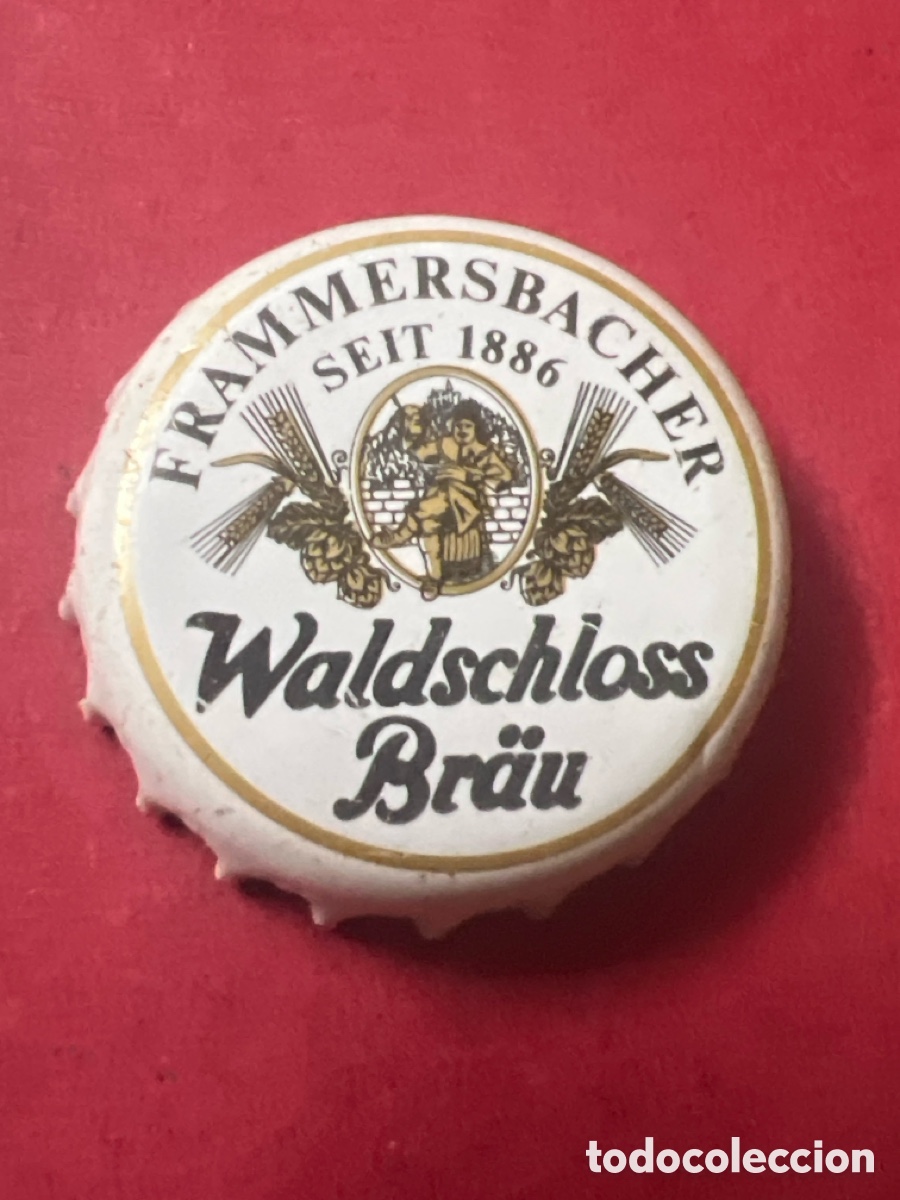 Collectionnisme de bi&egrave;res: T4/X74/O6. CHAPA CERVEZA - Waldschloss Br&auml;u Frammersbacher Seit 1886